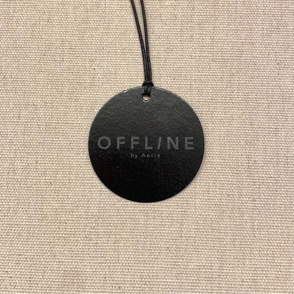 AERIE Faux Lather Tank Top Style Jumpsuit Bodysuit — SMALL — Brown - Picture 8 of 8